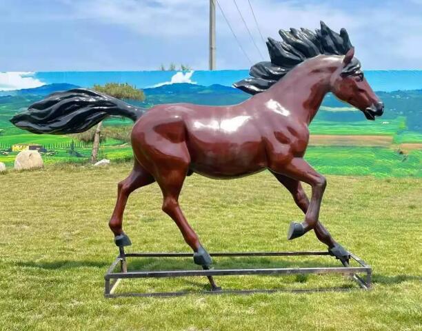 仿真玻璃鋼動物馬雕塑定制