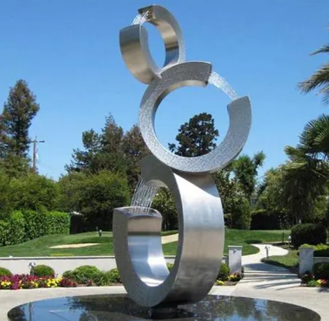 大型不銹鋼抽象雕塑定制