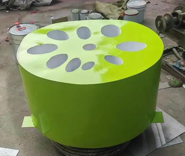 不銹鋼蓮藕主題雕塑