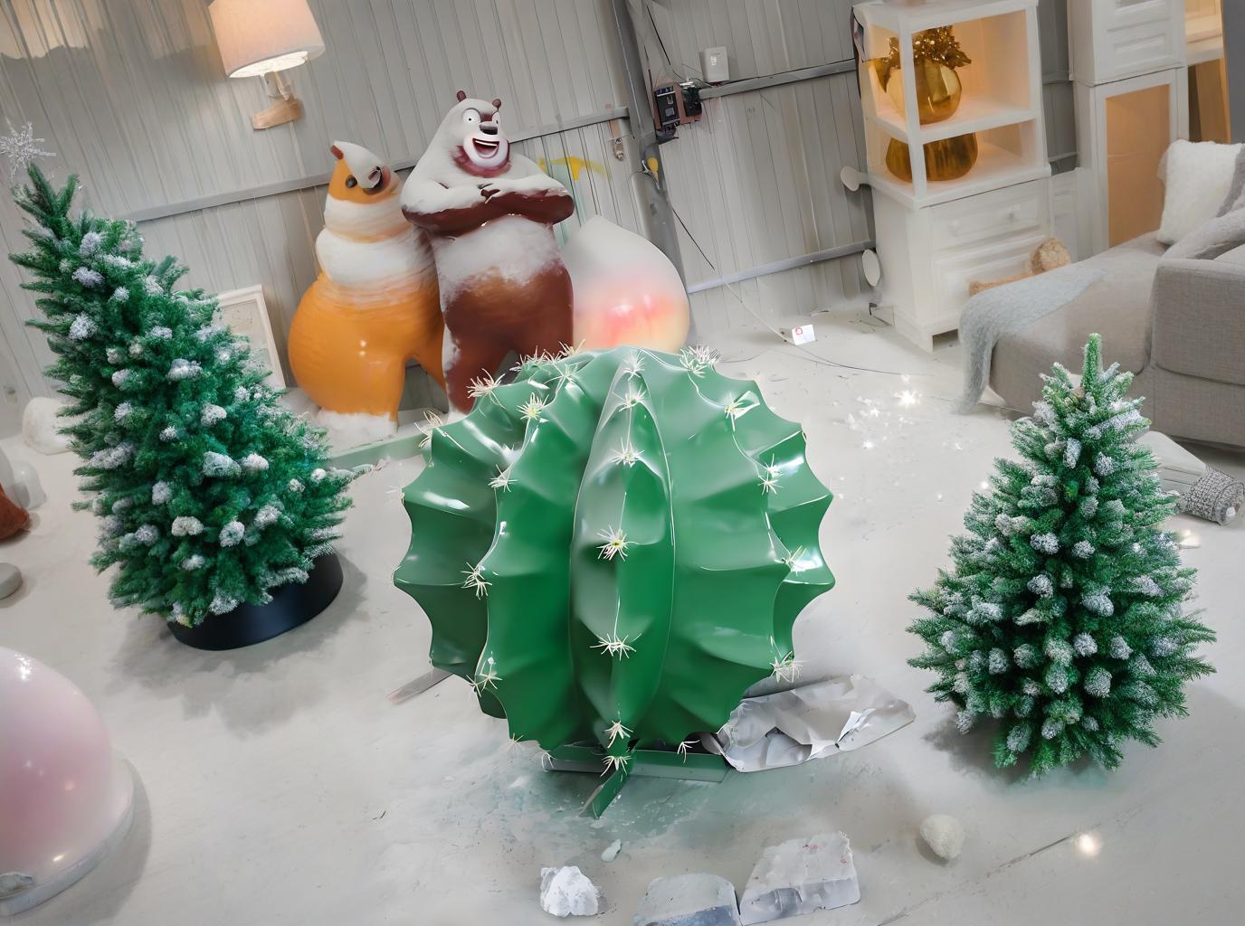 玻璃鋼多肉雕塑自然與藝術的永恒融合