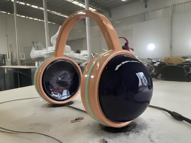 科技與藝術的交響曲玻璃鋼耳機雕塑的定制密碼