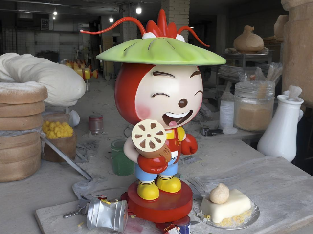 玻璃鋼卡通小龍蝦雕塑點亮空間的藝術與商機