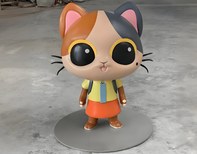 專屬玻璃鋼卡通吉祥物雕塑，為您的學(xué)校注入靈動(dòng)與活力