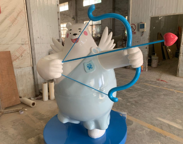 當童話遇見海洋一場海邊玻璃鋼卡通IP雕塑的定制之旅