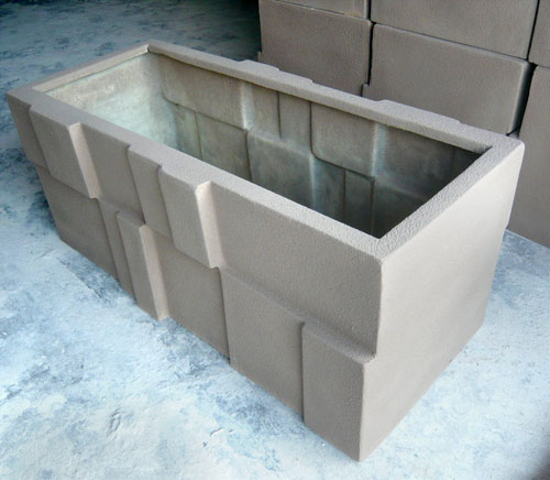 仿砂巖戶外玻璃鋼花槽