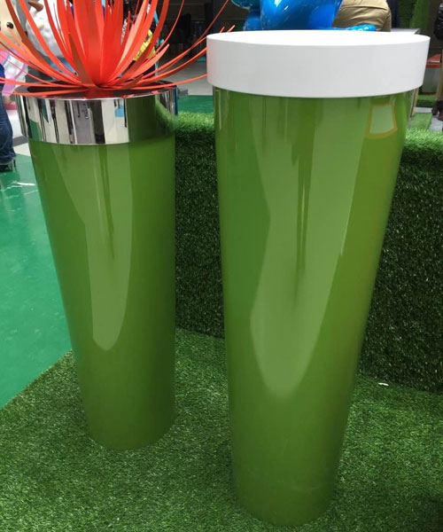 美陳玻璃鋼落地花瓶