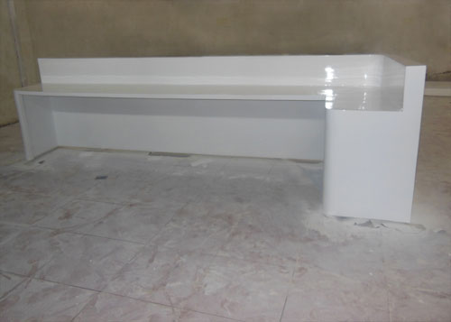 酒店接待玻璃鋼前臺