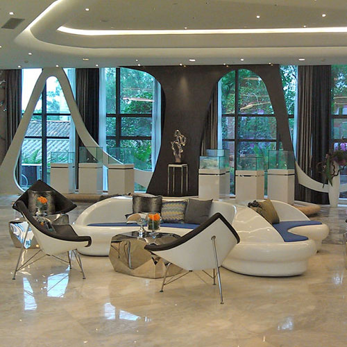 時尚休閑組合玻璃鋼沙發