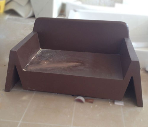 創意玻璃鋼休閑沙發