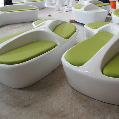 玻璃鋼商場休閑沙發