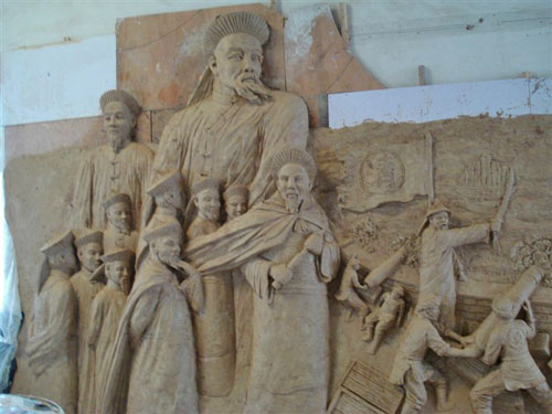 玻璃鋼浮雕的表現形式