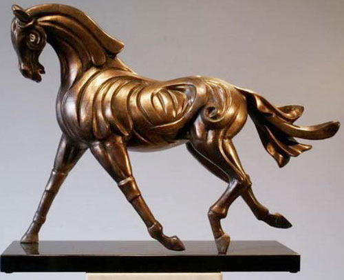 鑄銅雕塑體現文明生活