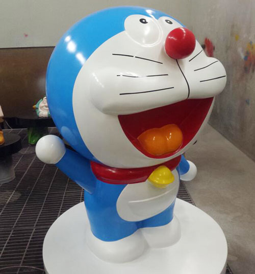 玻璃鋼卡通雕塑擺放事項