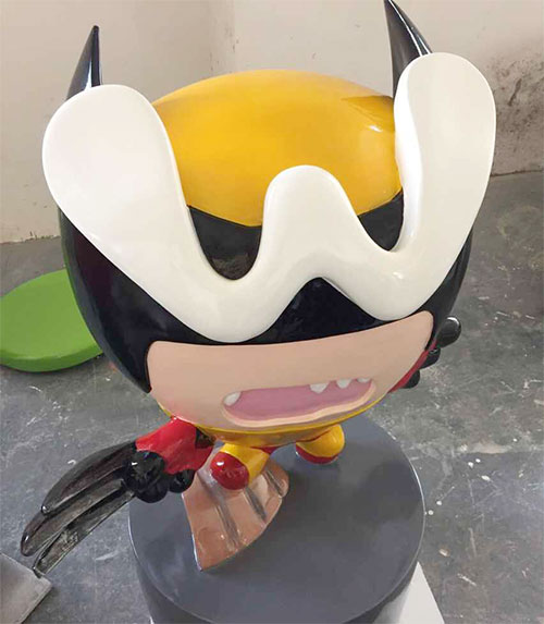 商場(chǎng)玻璃鋼公仔雕塑