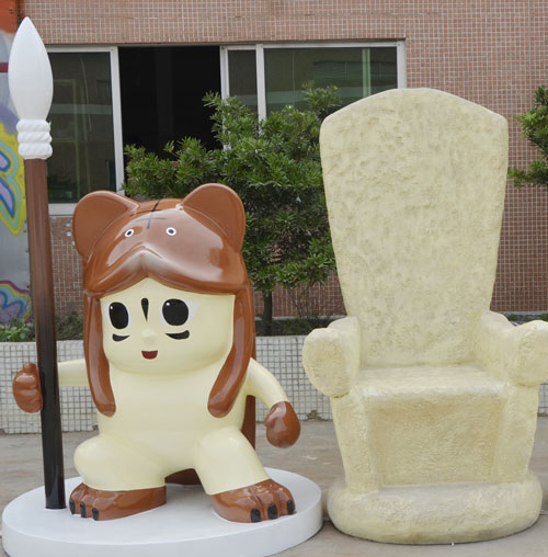 玻璃鋼卡通守衛雕塑