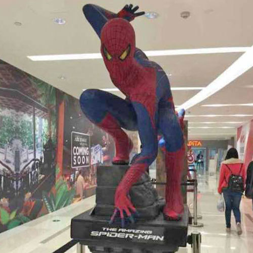 影城玻璃鋼超級英雄雕塑