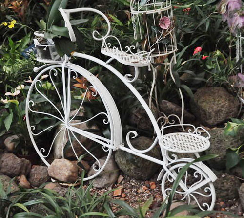 鐵藝創(chuàng)意自行車(chē)雕塑