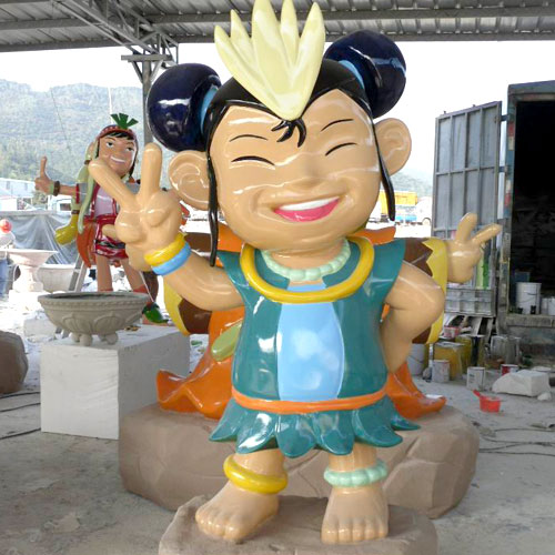 海南景區玻璃鋼圓雕